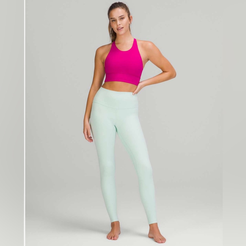 Lululemon Align High-Rise Pant 28" Delicate Mint pastel green light double lined